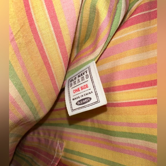 Old Navy Straw Purse with Wooden Handle, Sequin Closure, vintage item - Picture 5 of 5